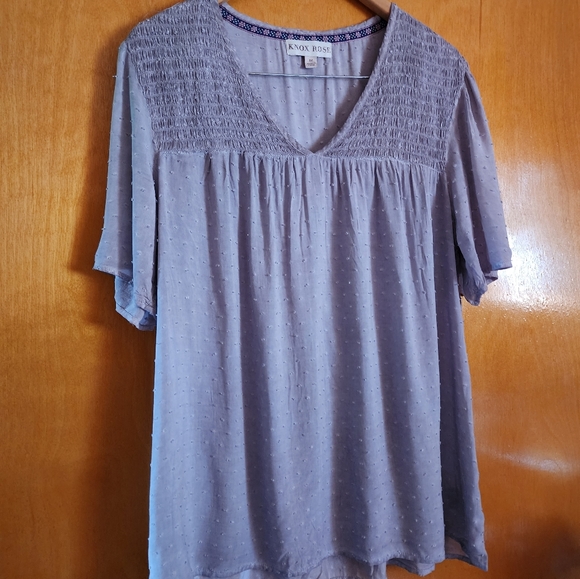 Knox Rose Tops - M Lilac Knox Rose Top